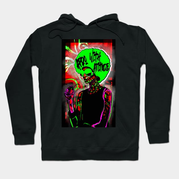 A.W.A Afro With Attitude Hoodie by Roxbuc